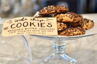 a glass of wine on a table