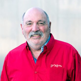 a man standing next to each other